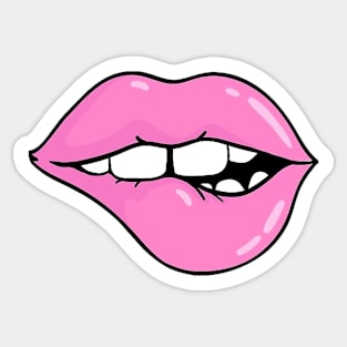 Kinky Pink Lips Sticker